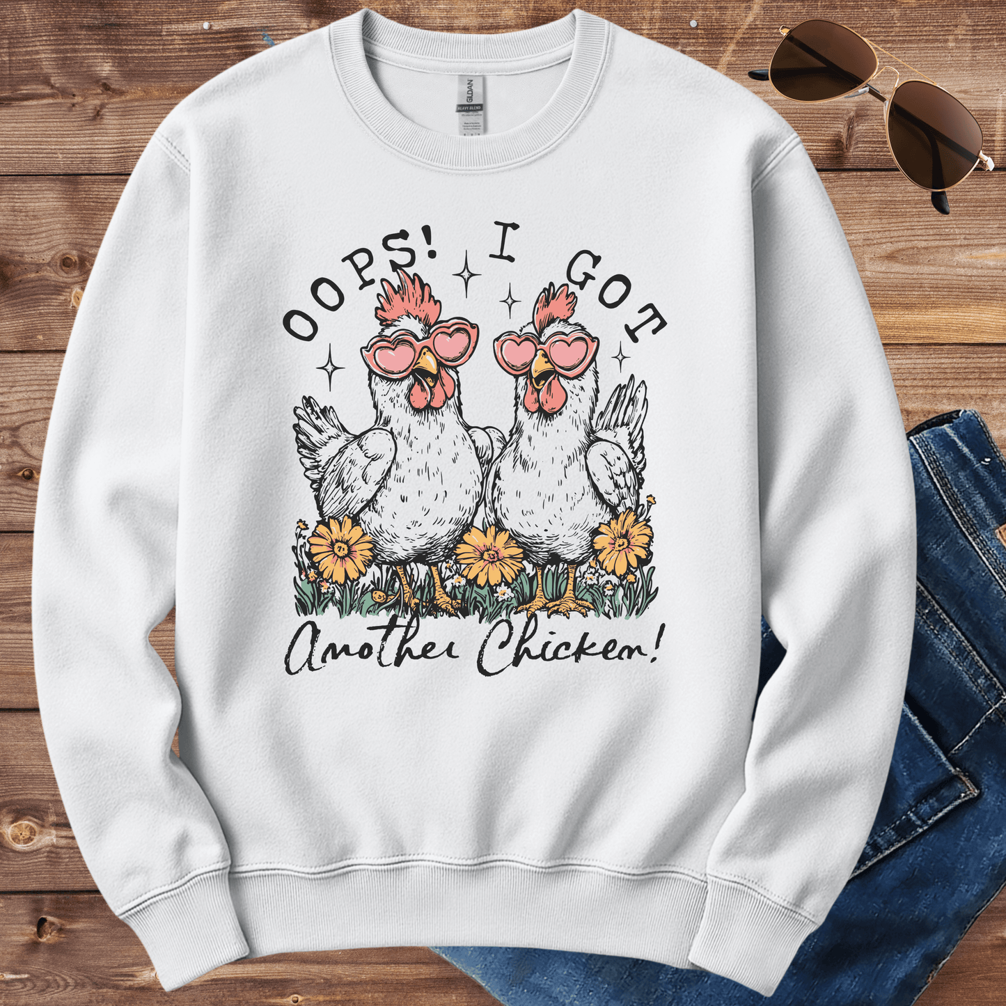 Oops I Got Another Chicken Crewneck