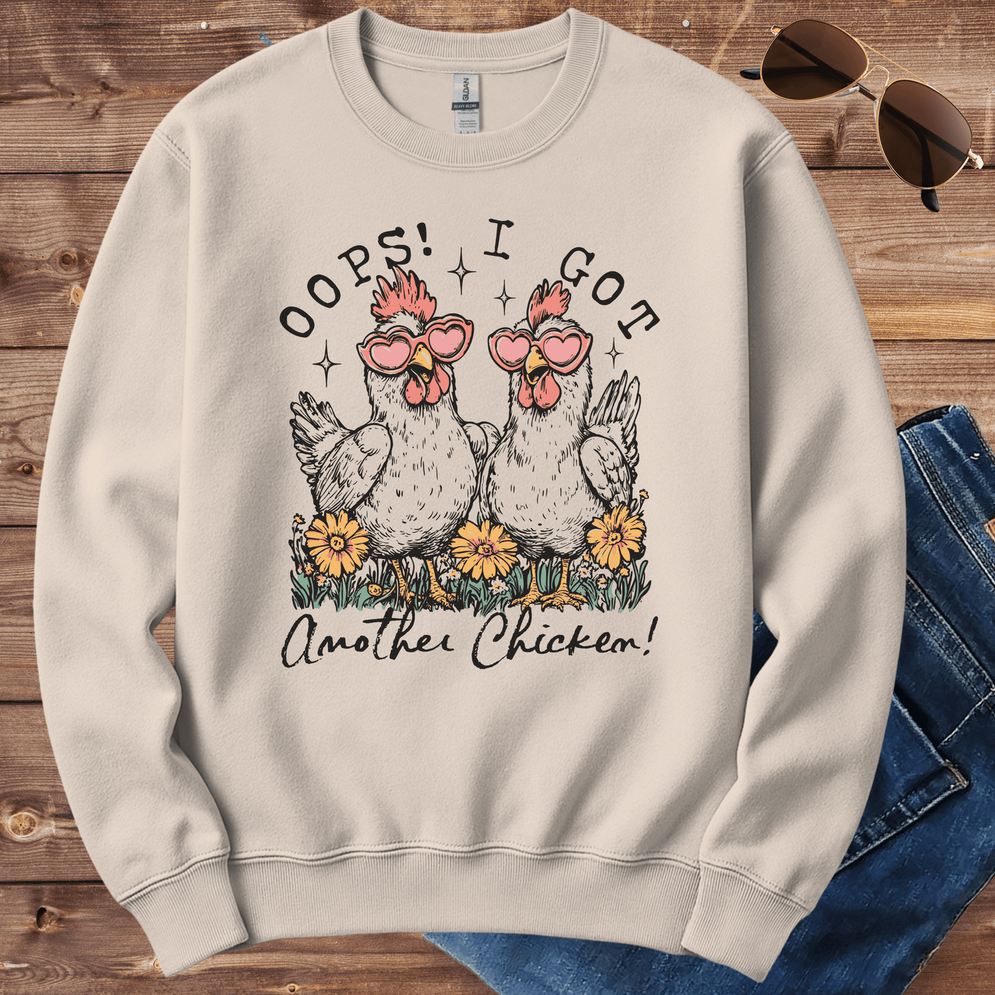 Oops I Got Another Chicken Crewneck