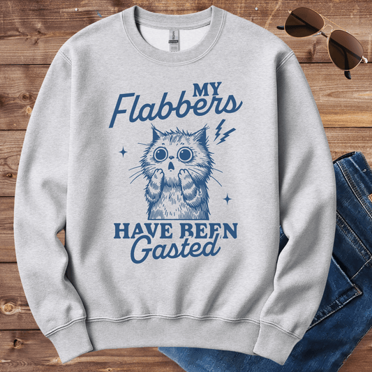 Flabbergasted Cat Crewneck