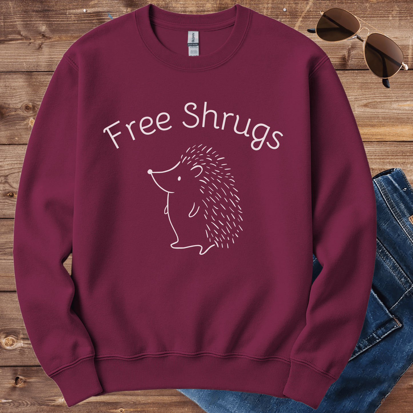 Free Shrugs Crewneck