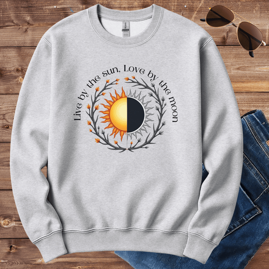 Live By The Sun And Moon Crewneck