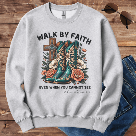 Walk By Faith Crewneck