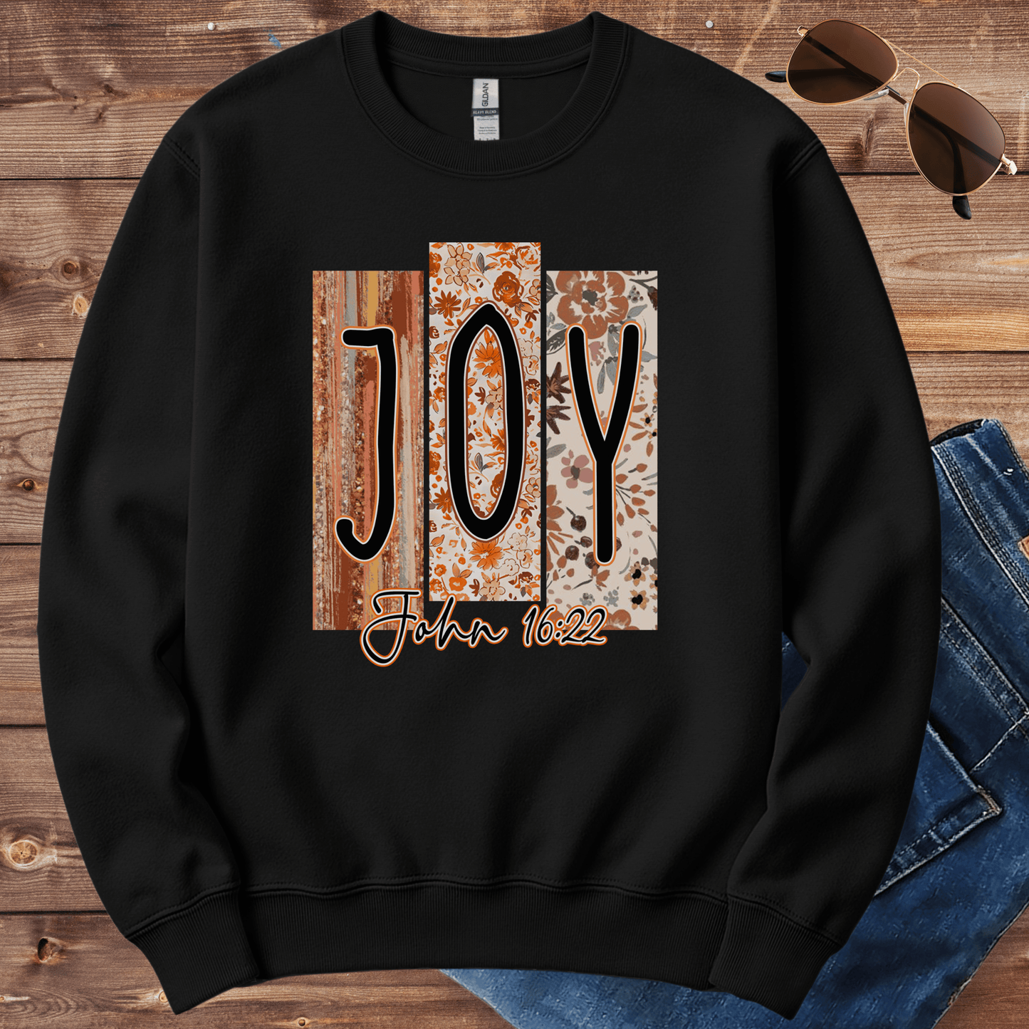 Joy John 16:22 Crewneck
