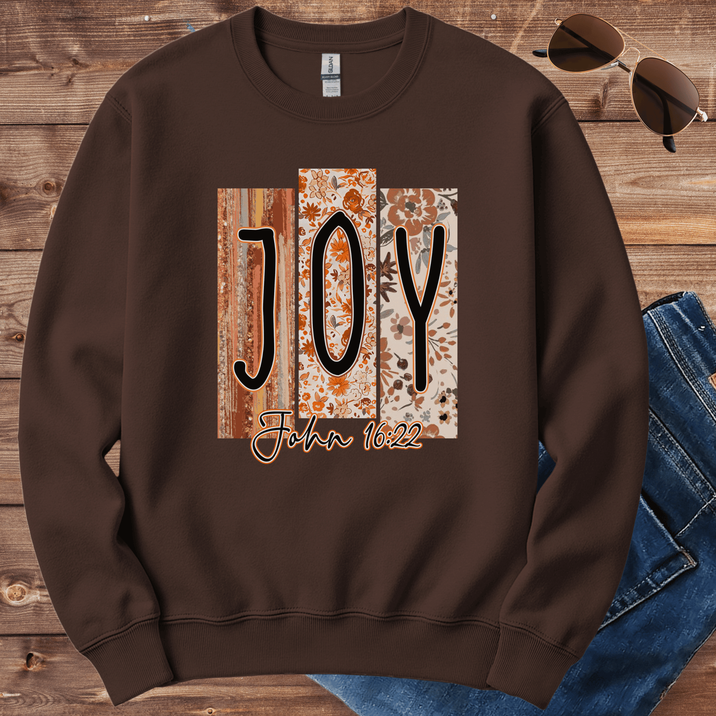 Joy John 16:22 Crewneck