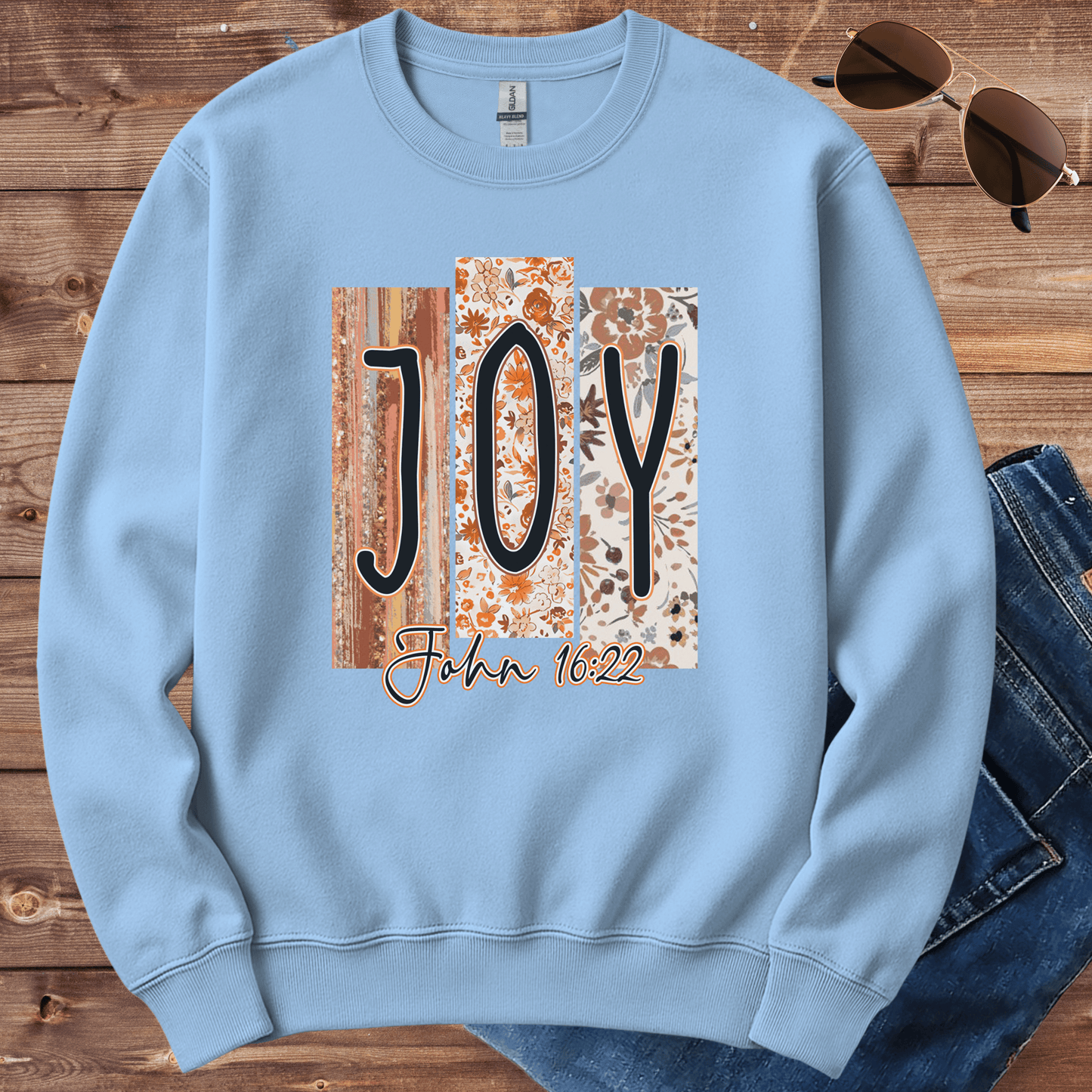 Joy John 16:22 Crewneck