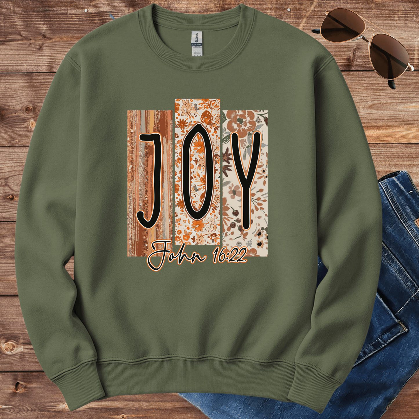 Joy John 16:22 Crewneck