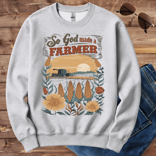 So God Made A Farmer Crewneck