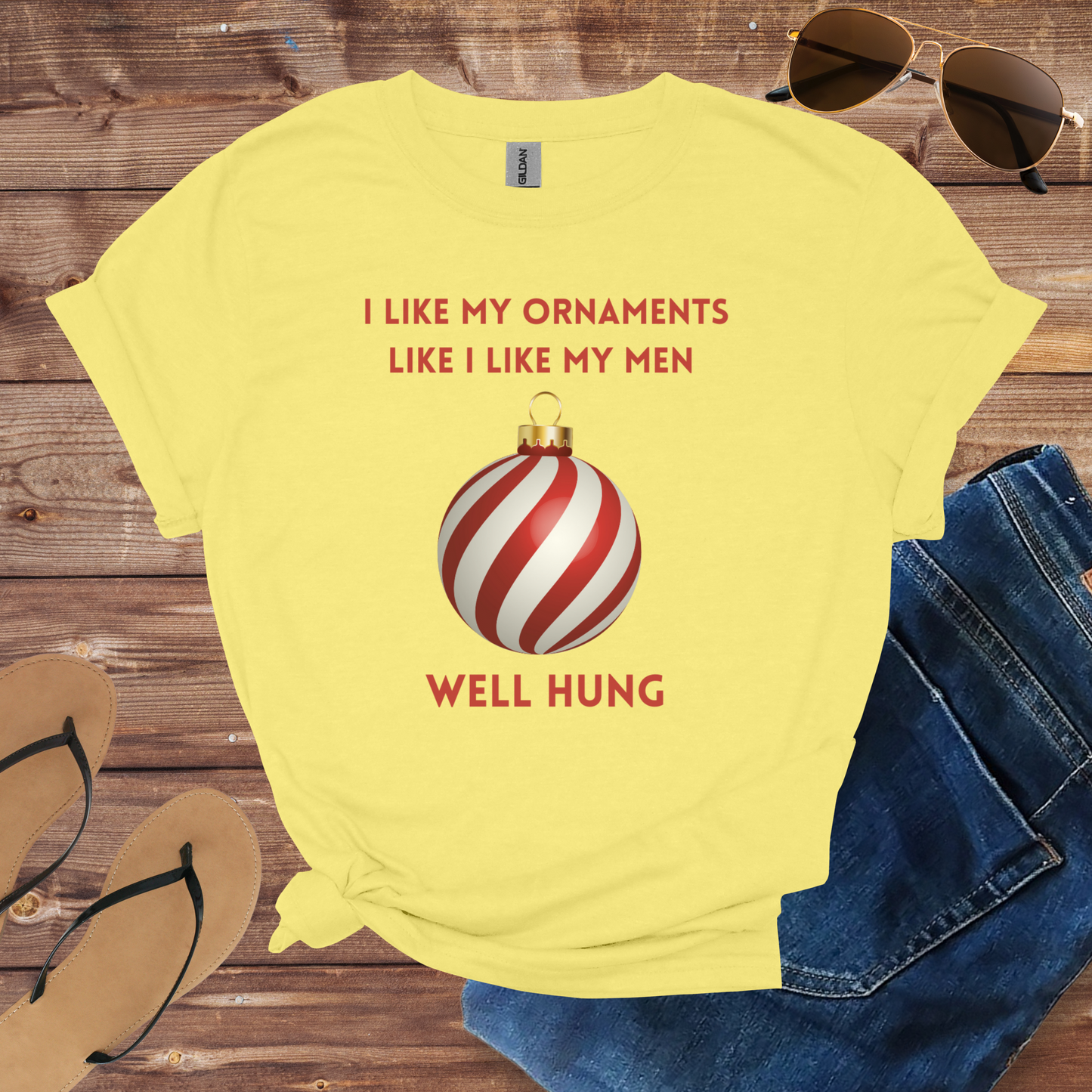 Well Hung Ornament Shirt
