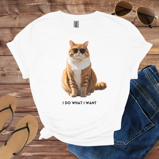 Sunglasses Cat Shirt