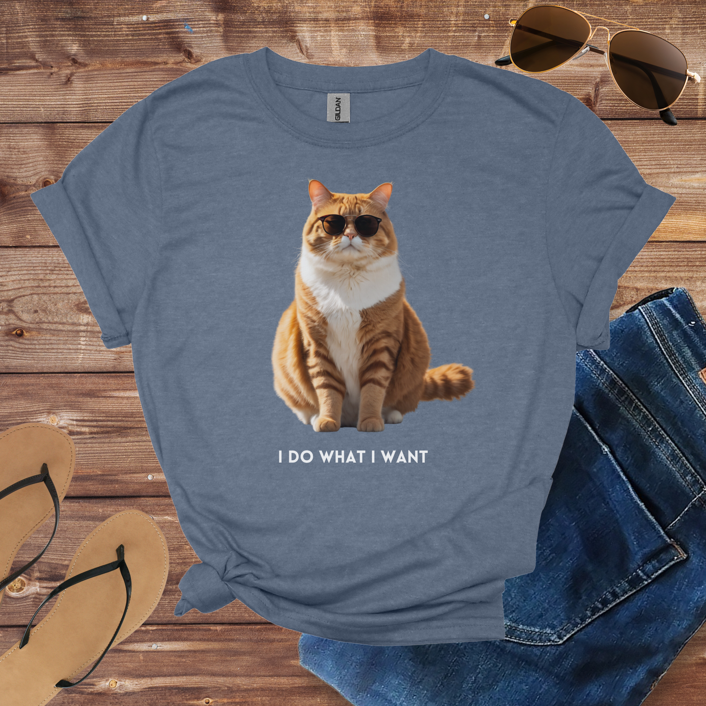 Sunglasses Cat Shirt