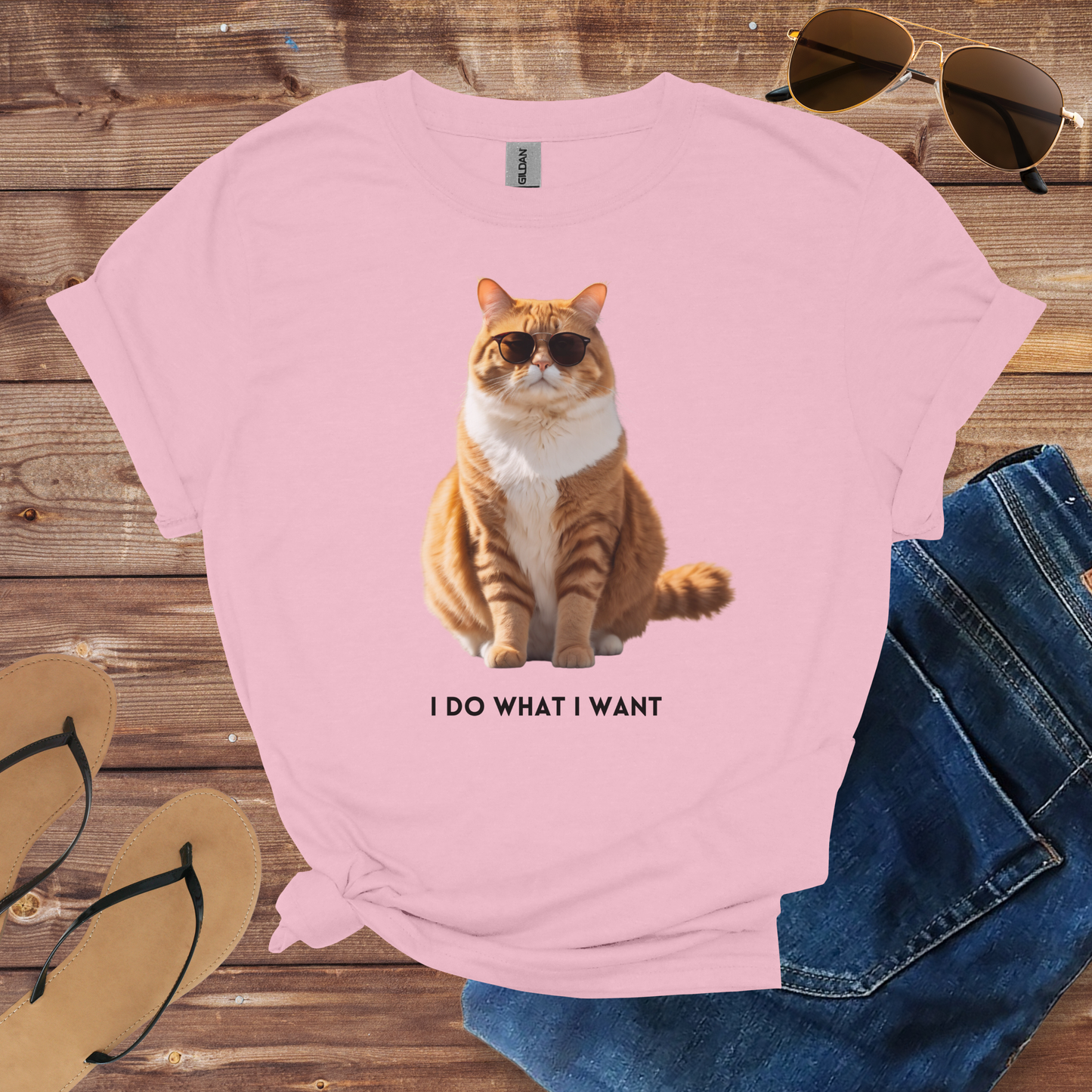 Sunglasses Cat Shirt
