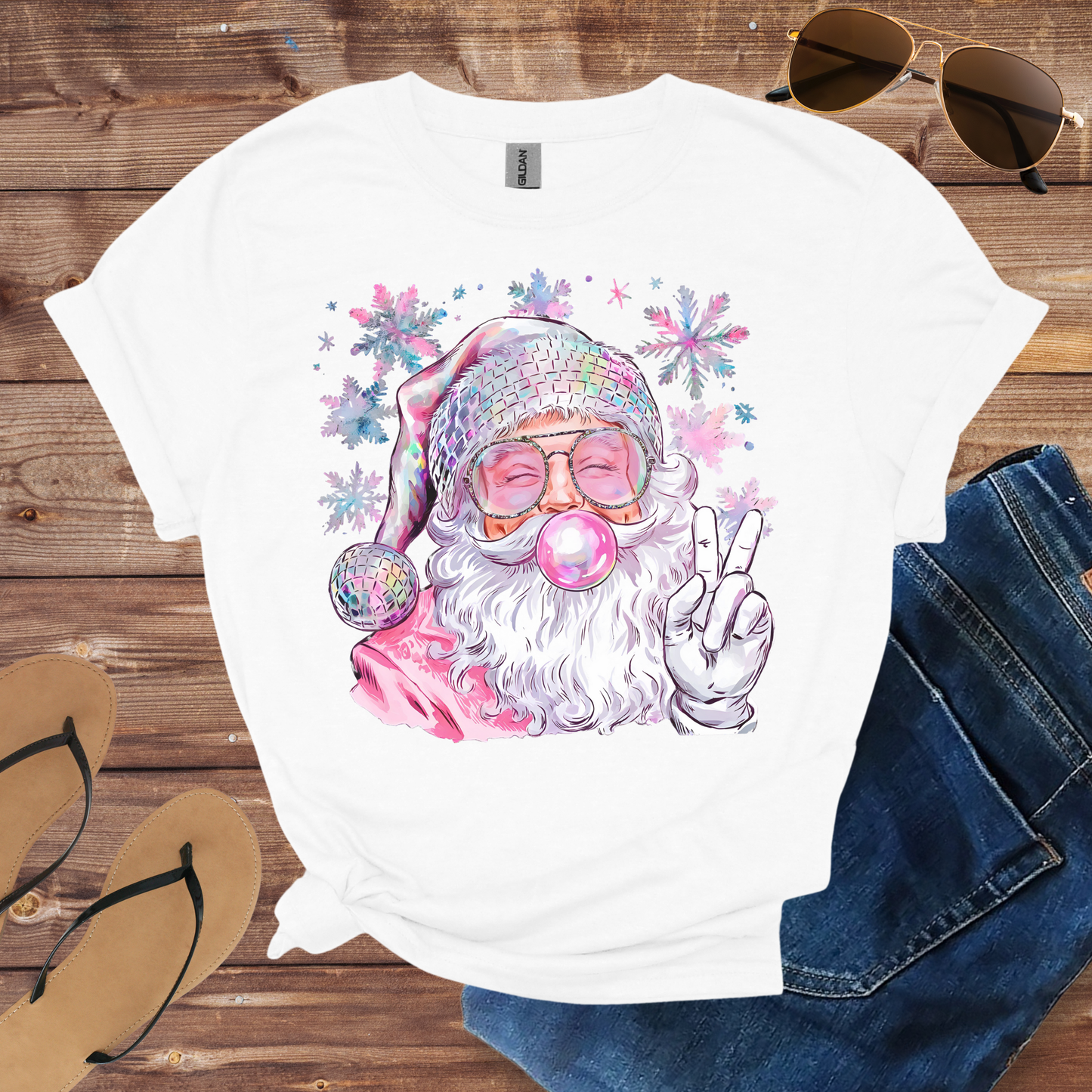 Peace Out Santa Shirt