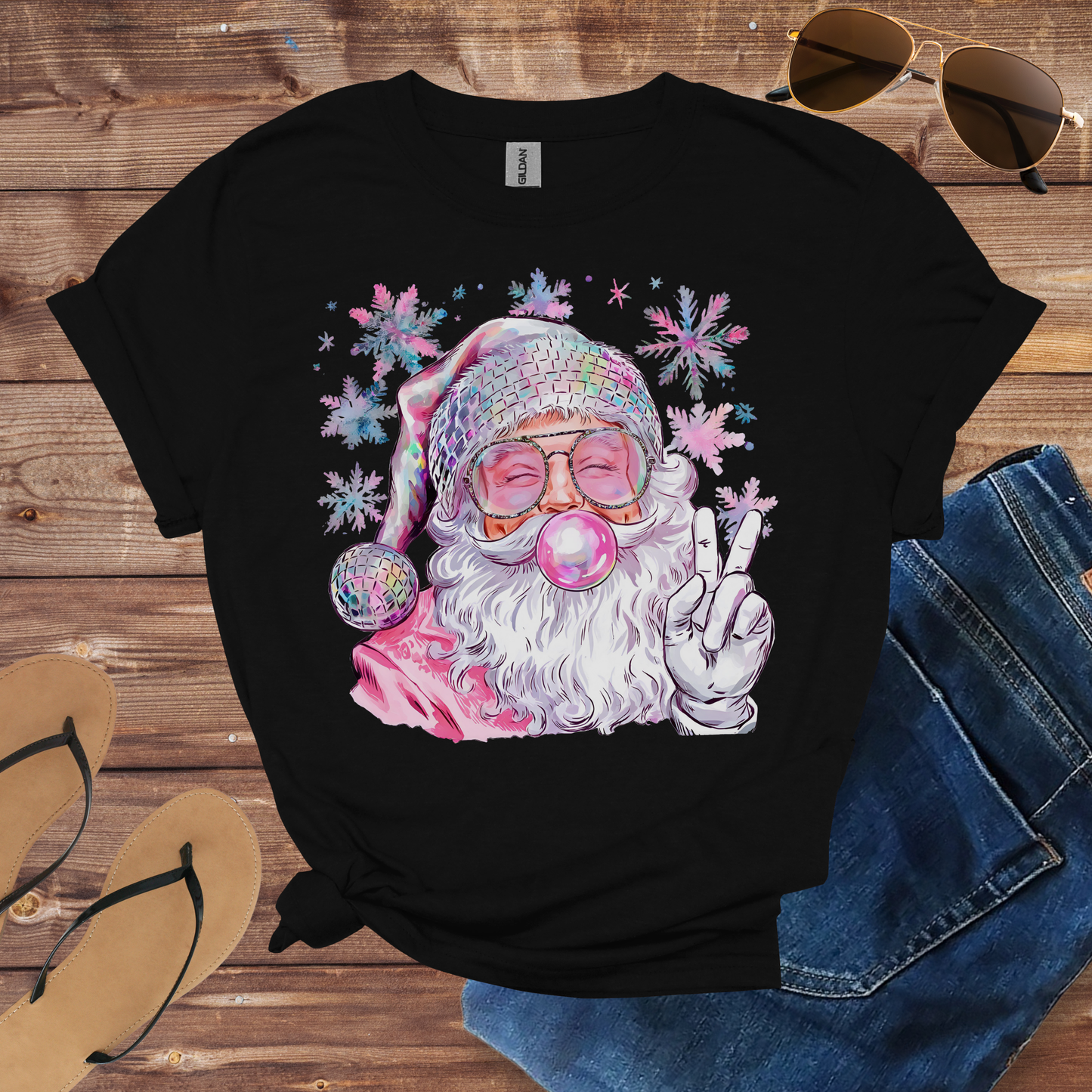 Peace Out Santa Shirt