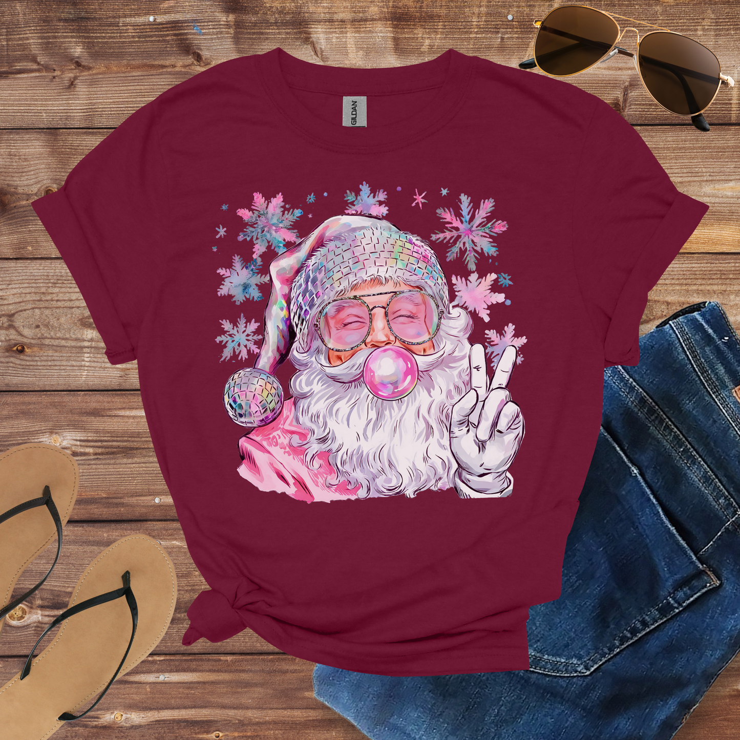 Peace Out Santa Shirt