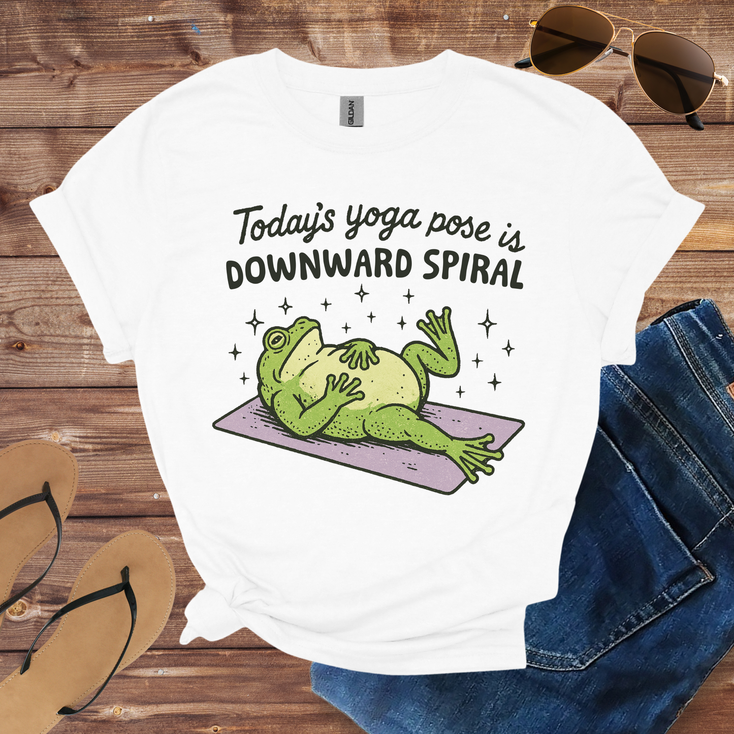 Yoga Pose Frog Shirt