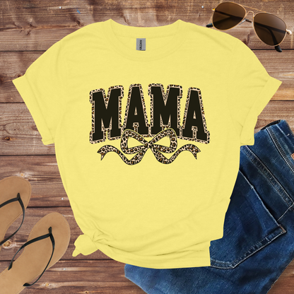 Leopard Print Mama Shirt