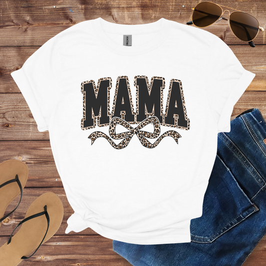 Leopard Print Mama Shirt