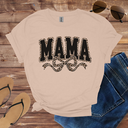 Leopard Print Mama Shirt