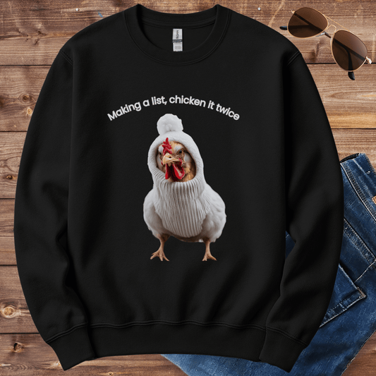 Chicken Holiday List Crewneck