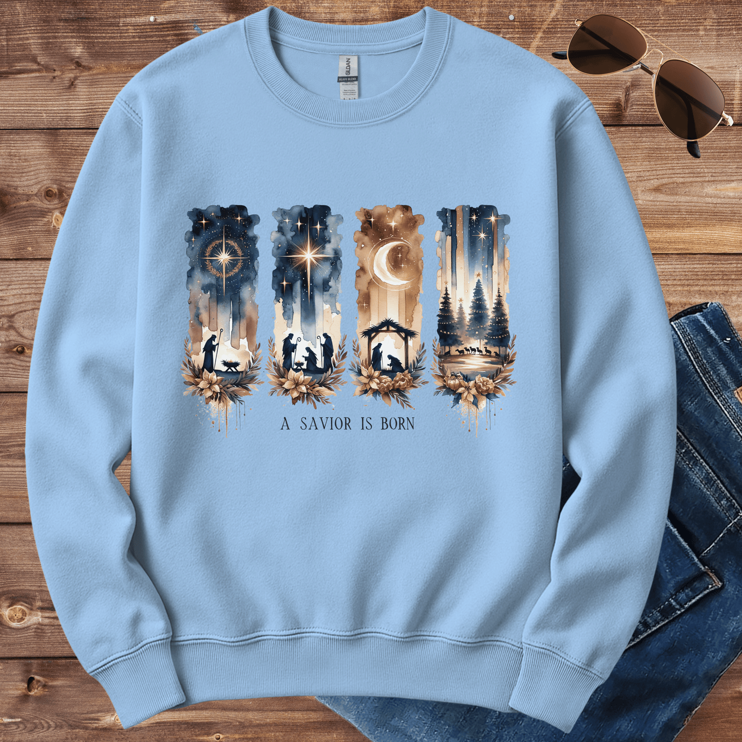 A Savior Is Born Crewneck