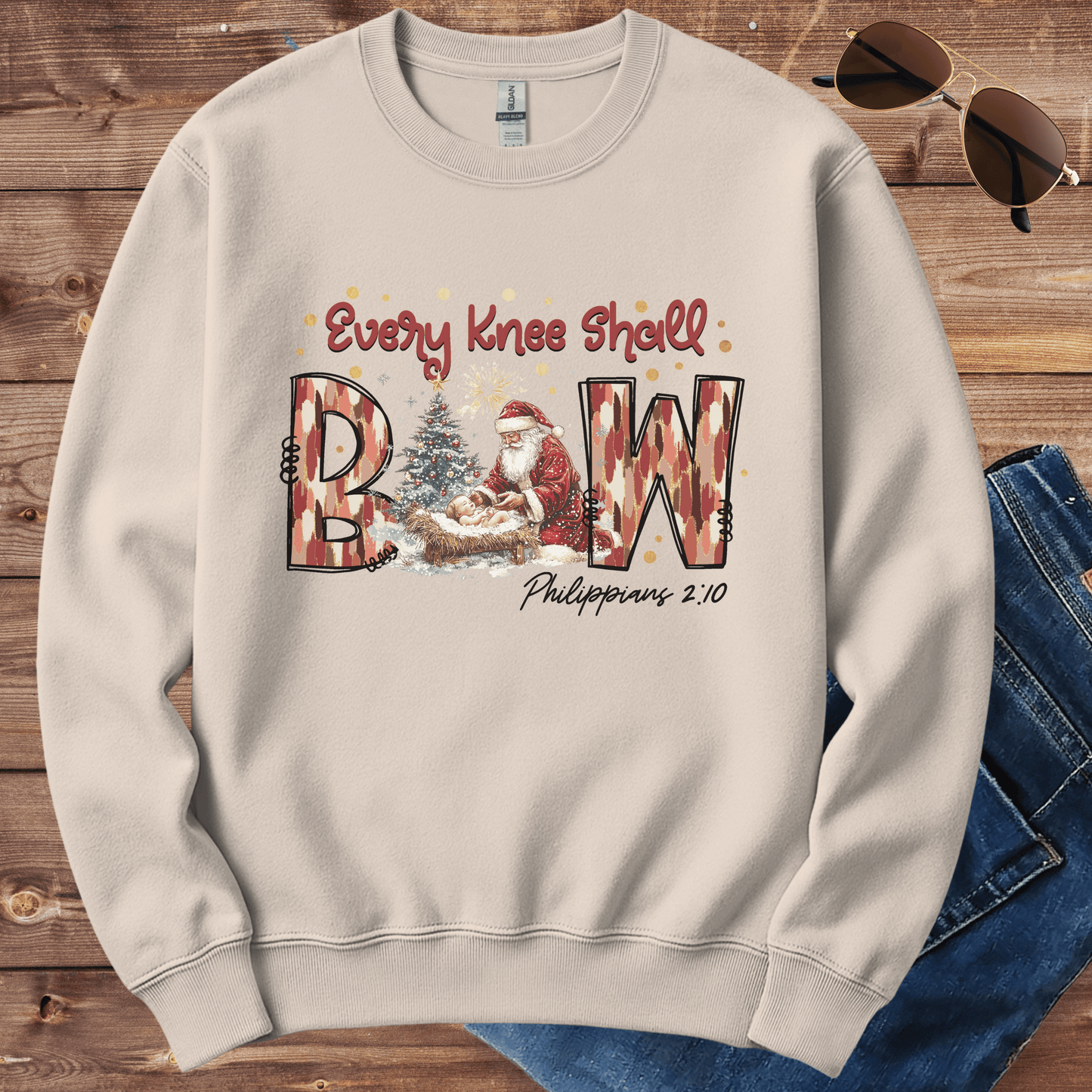 Every Knee Shall Bow Crewneck