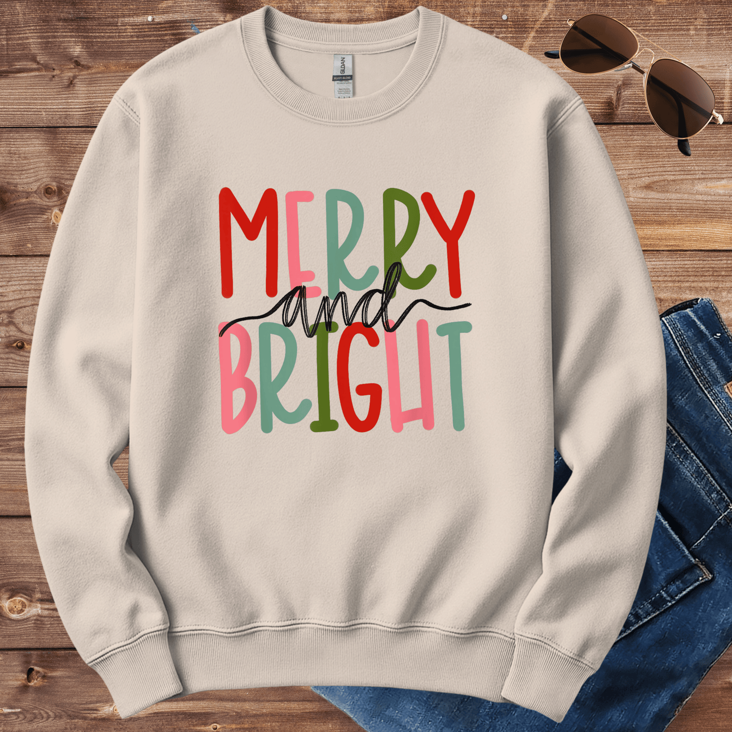 Merry And Bright Crewneck