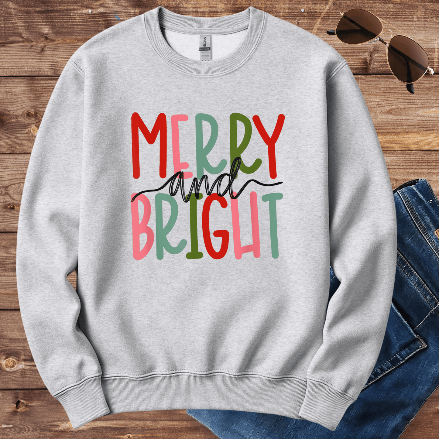 Merry And Bright Crewneck