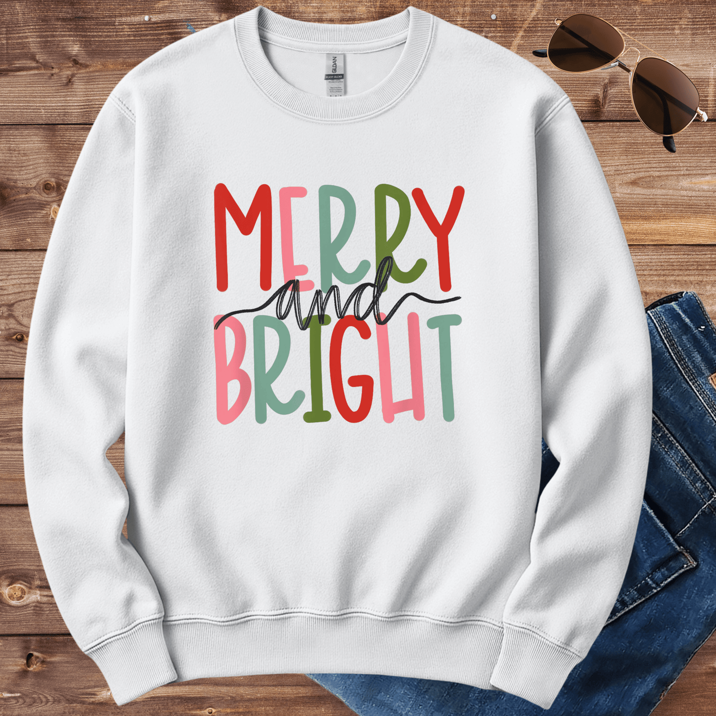 Merry And Bright Crewneck