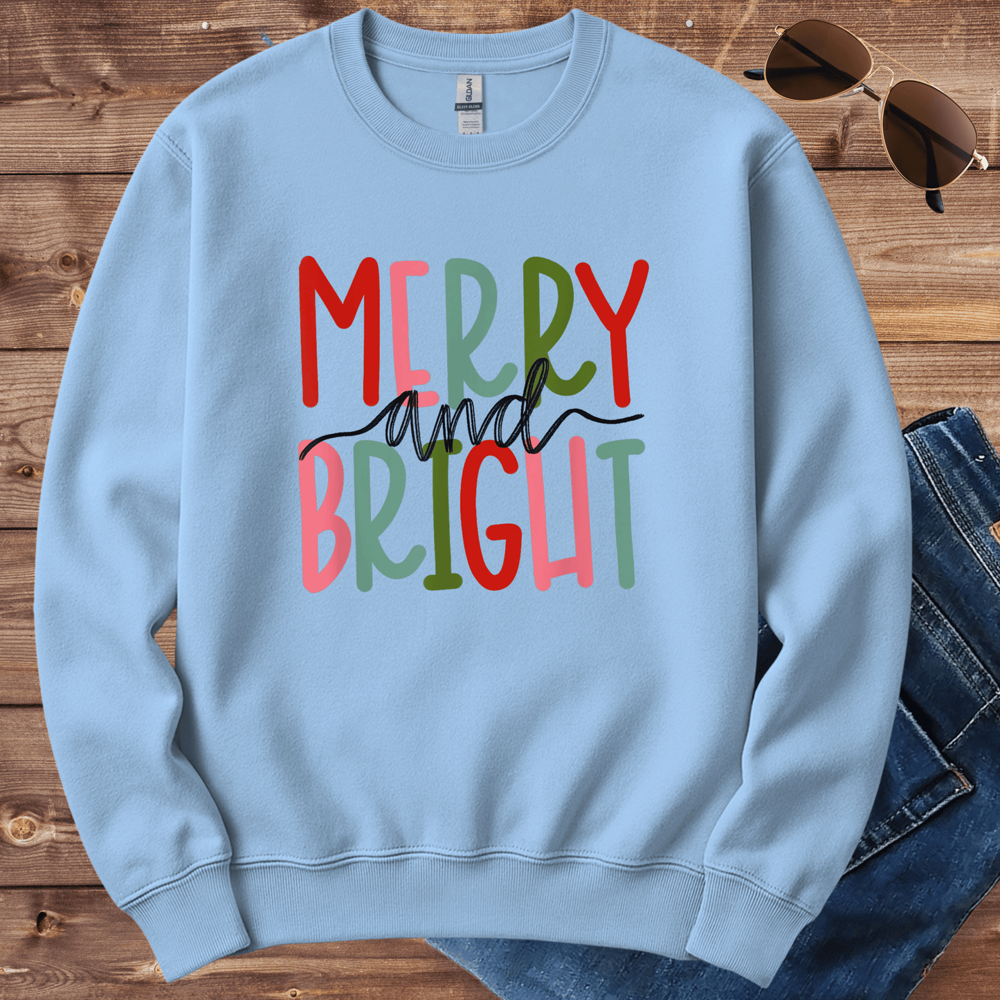 Merry And Bright Crewneck