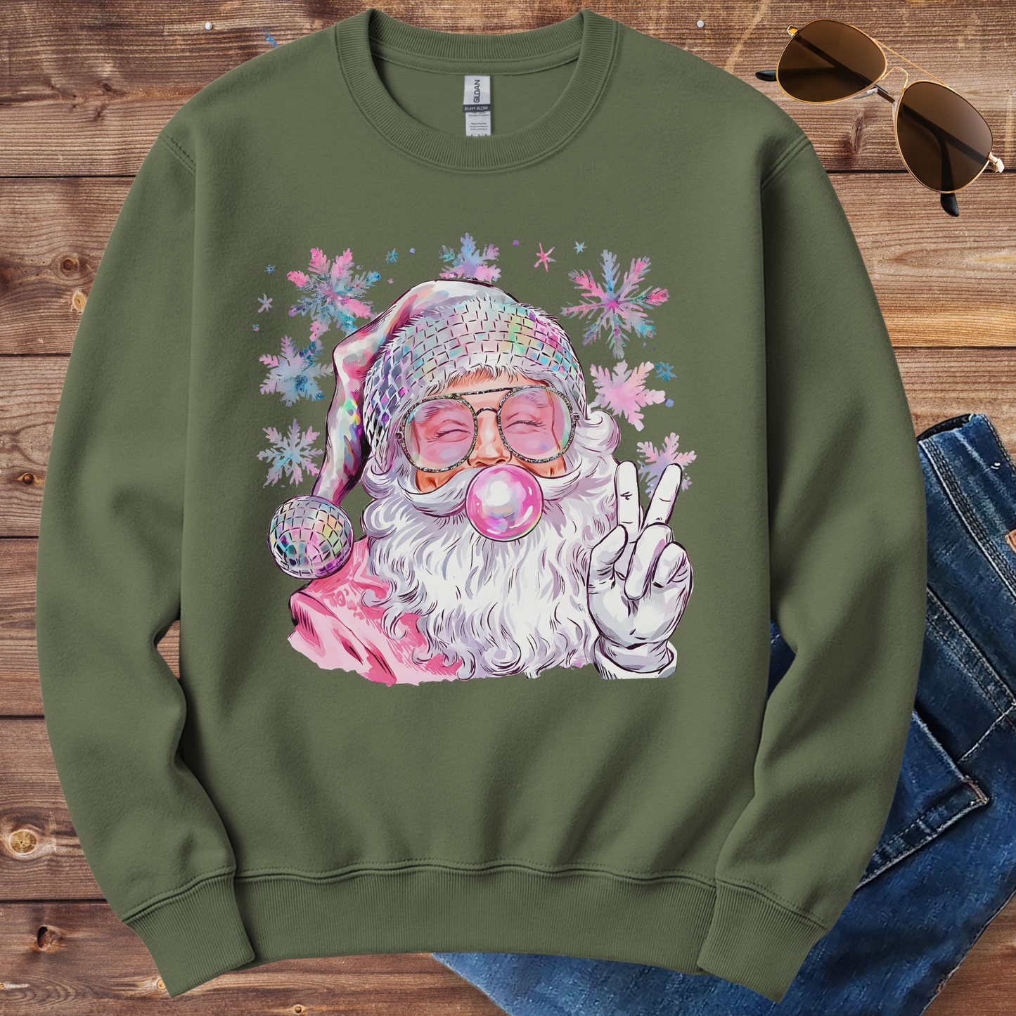 Peace Out Santa Crewneck