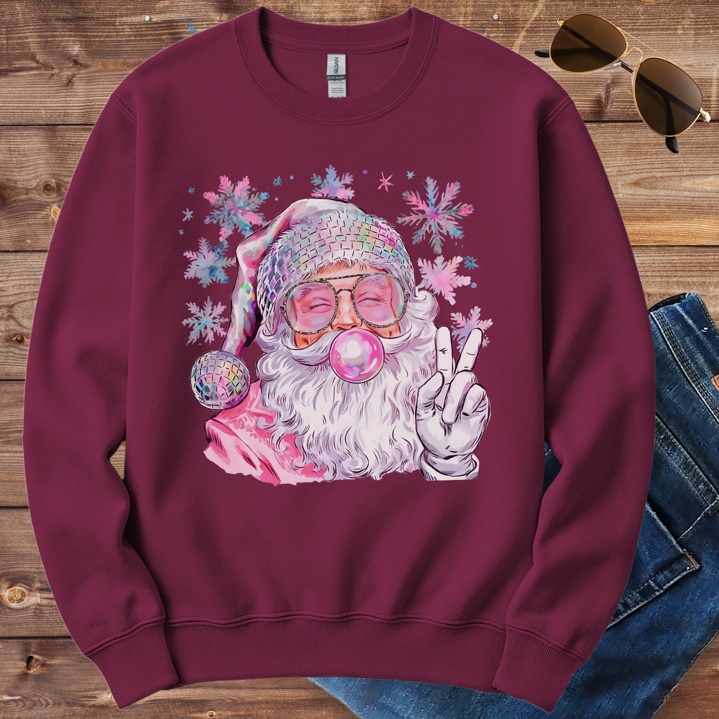 Peace Out Santa Crewneck