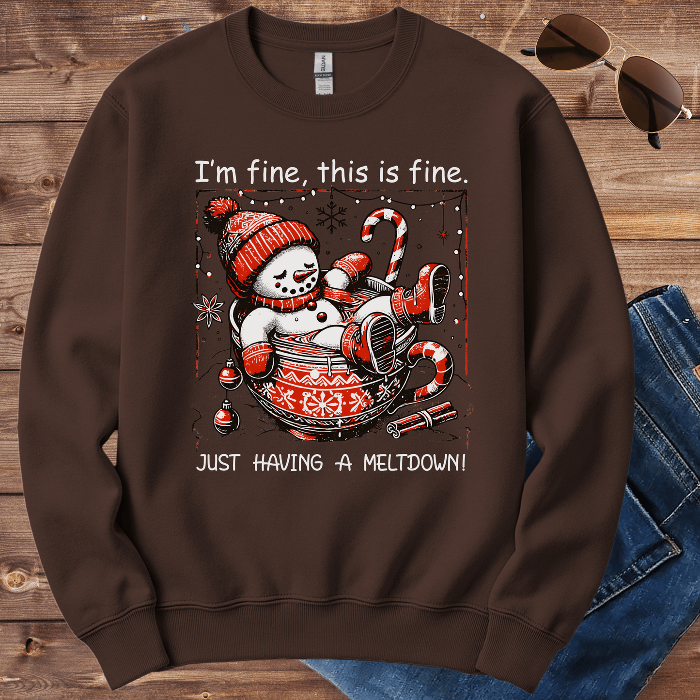 Just Having A Meltdown Crewneck