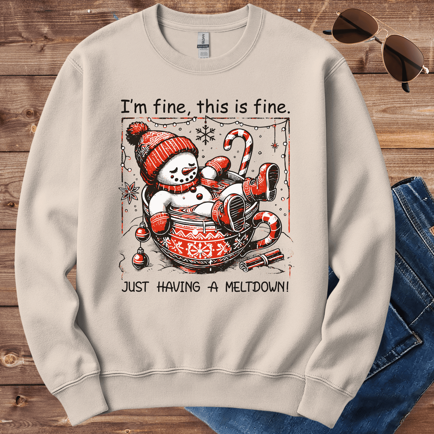 Just Having A Meltdown Crewneck