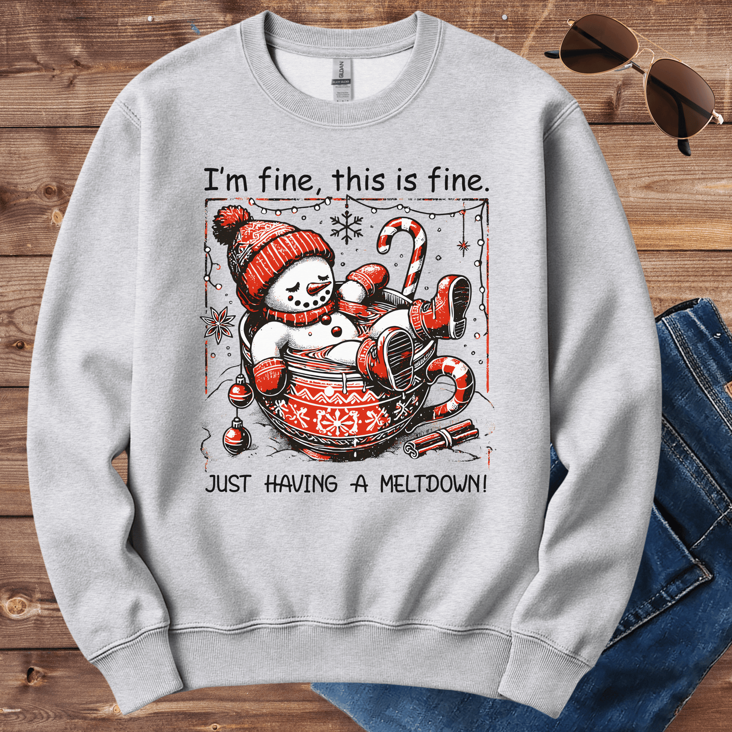 Just Having A Meltdown Crewneck