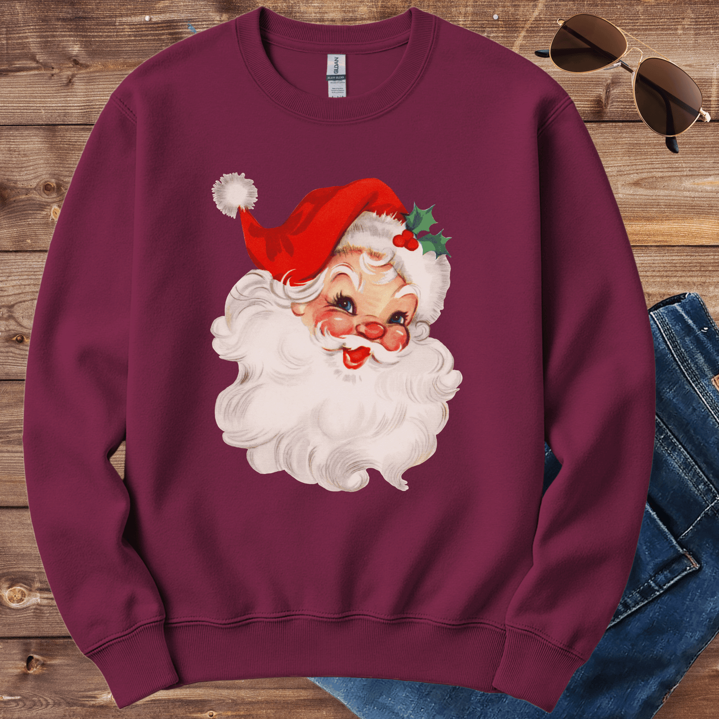Christmas Santa Crewneck