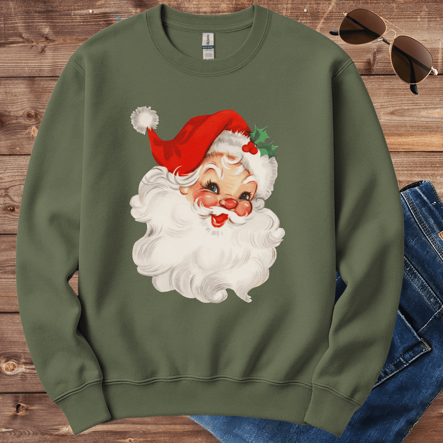Christmas Santa Crewneck