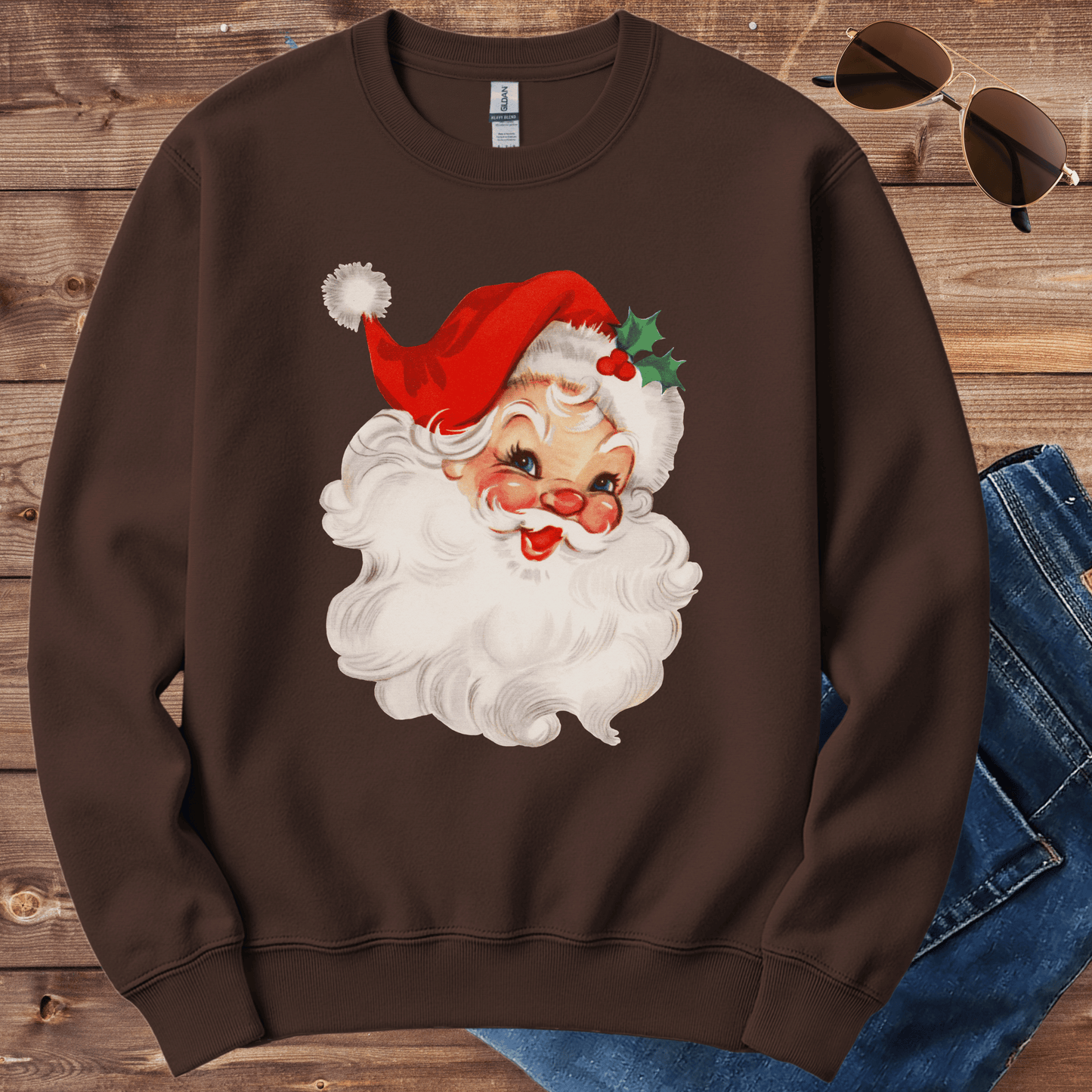 Christmas Santa Crewneck