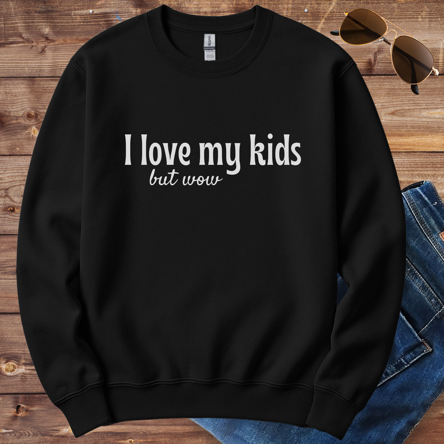 I Love My Kids Crewneck