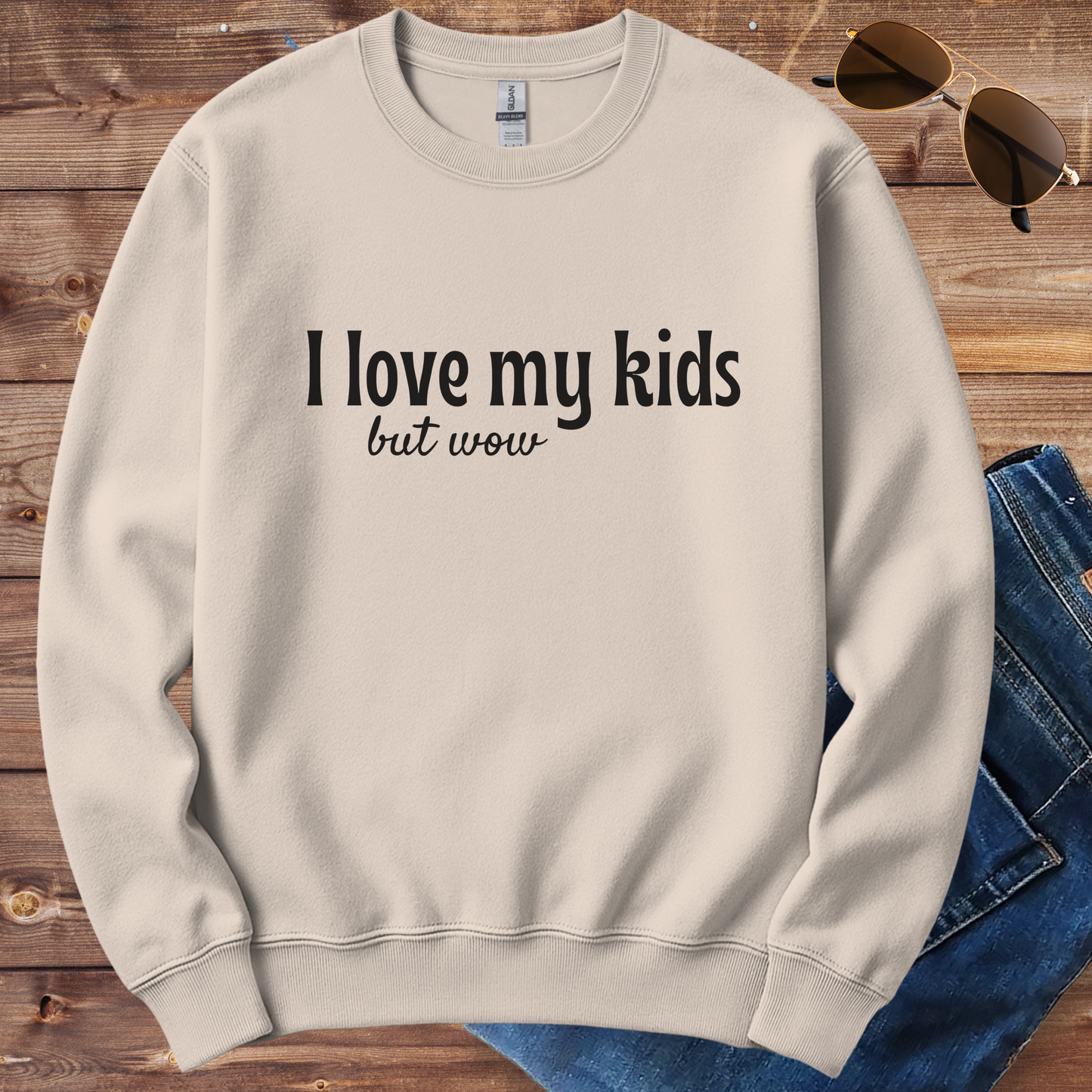 I Love My Kids Crewneck
