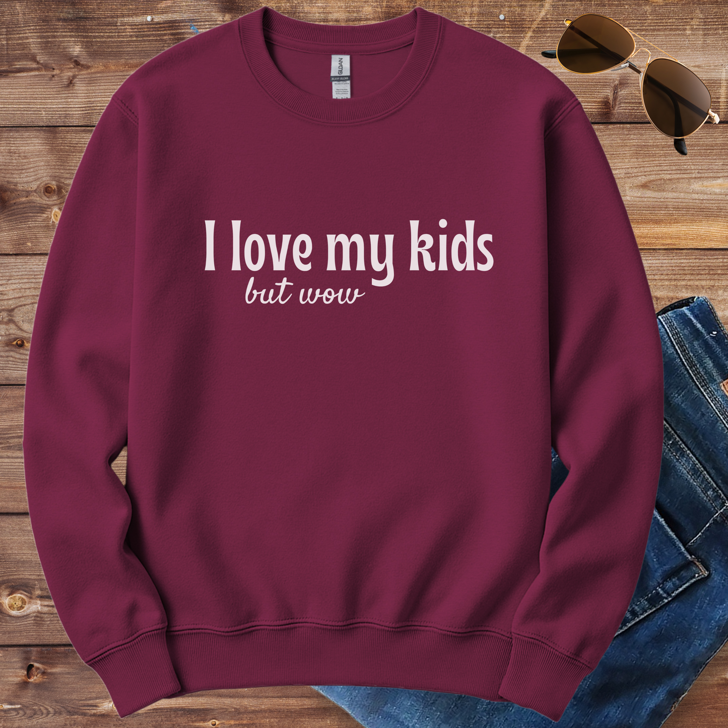 I Love My Kids Crewneck