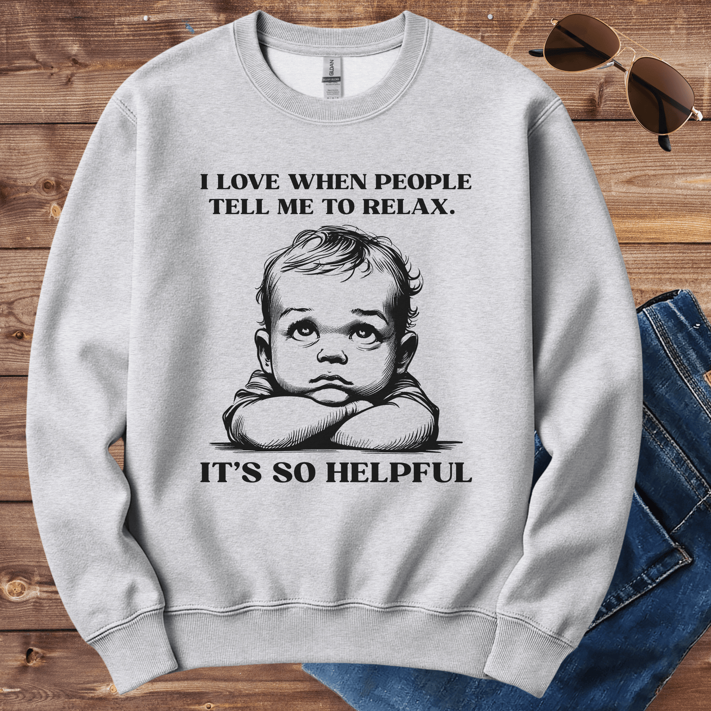 Tell Me To Relax Crewneck