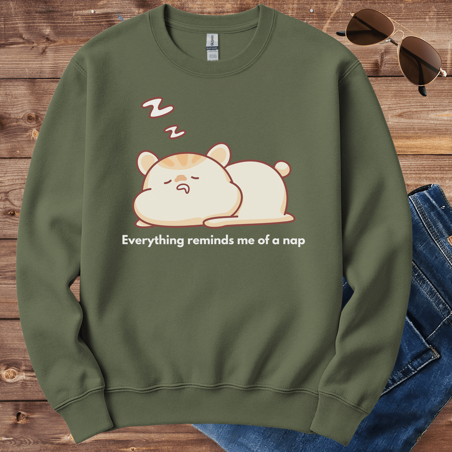 Reminds Me For Nap Crewneck