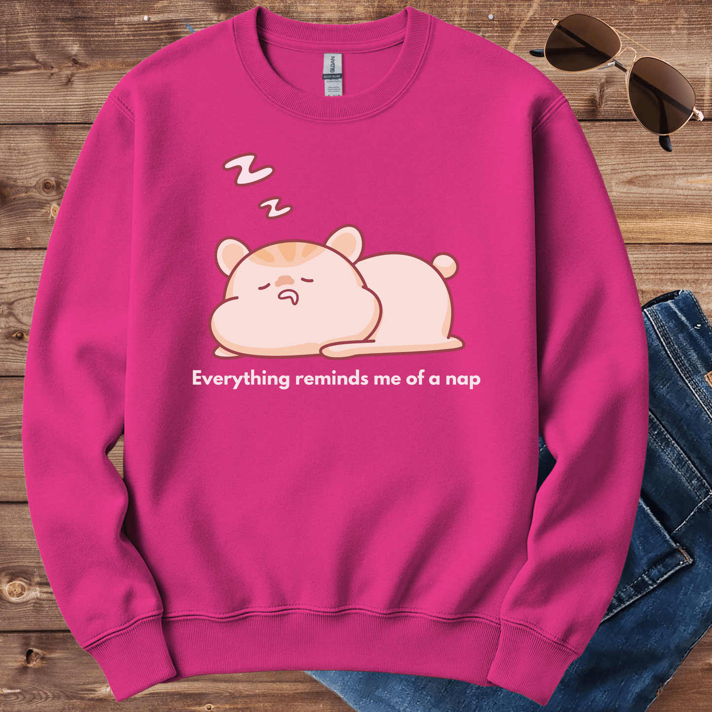 Reminds Me For Nap Crewneck