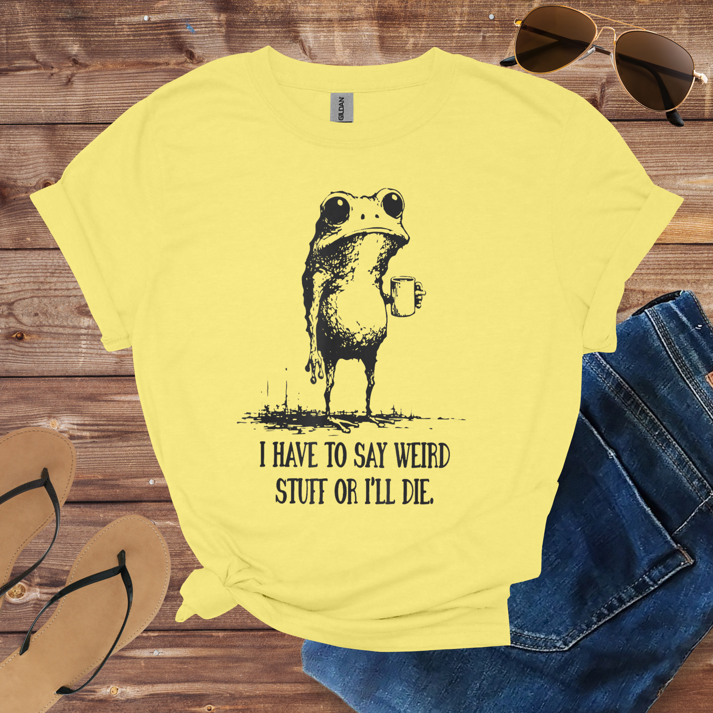 Say Weird Stuff Shirt