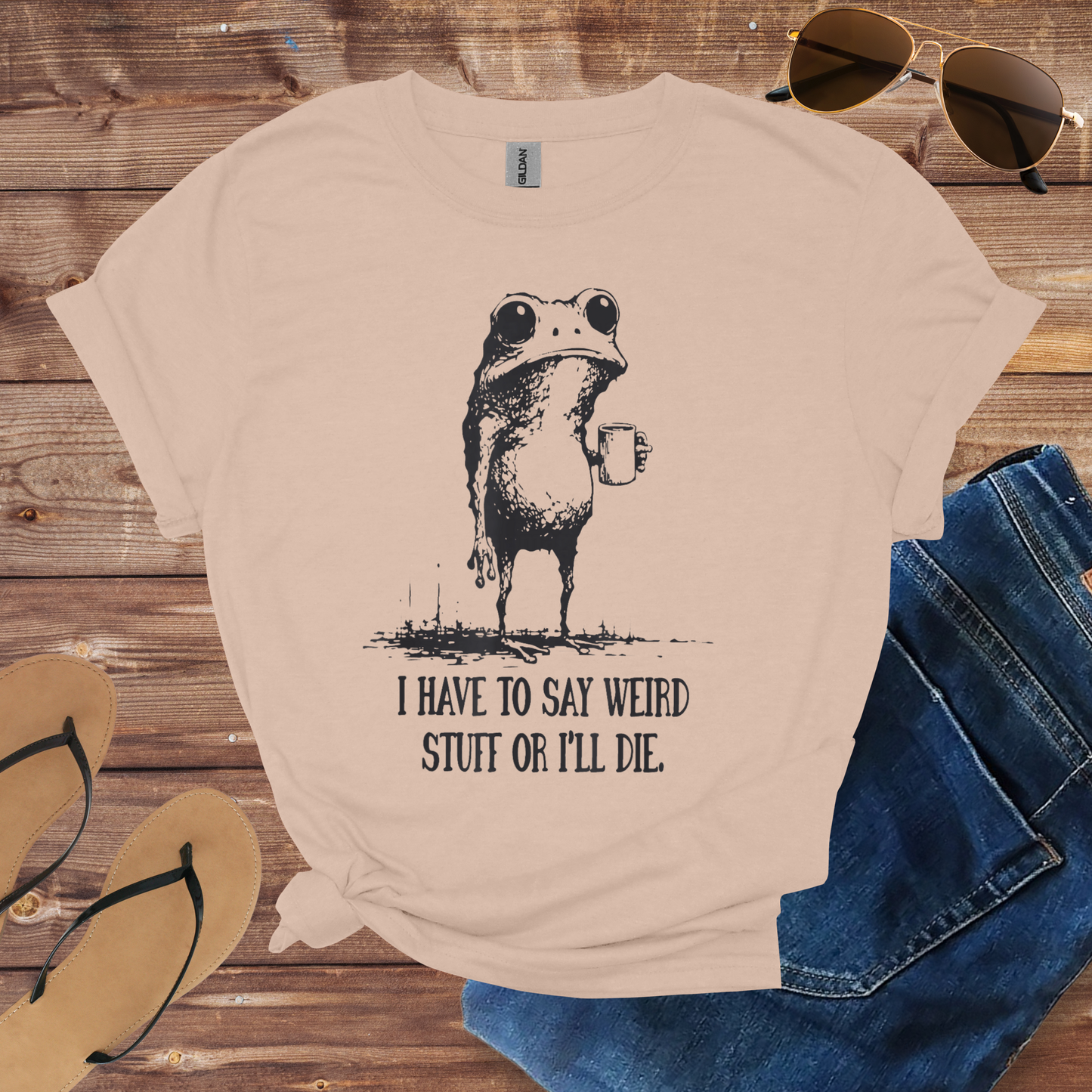 Say Weird Stuff Shirt