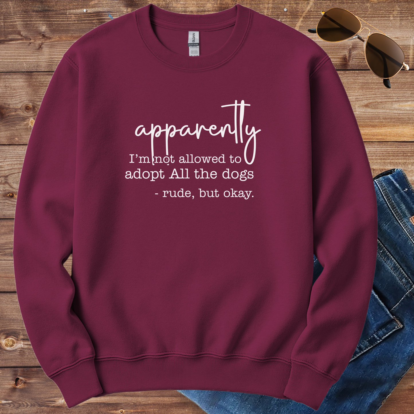 Dog Adoption Drama Crewneck