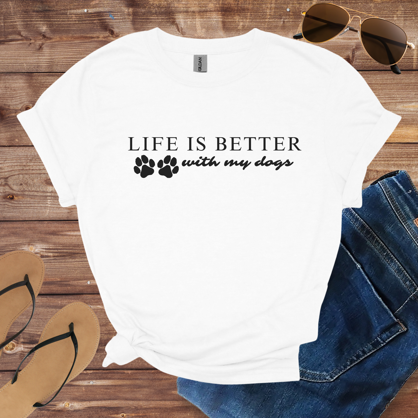 Better With Dogs Shirt