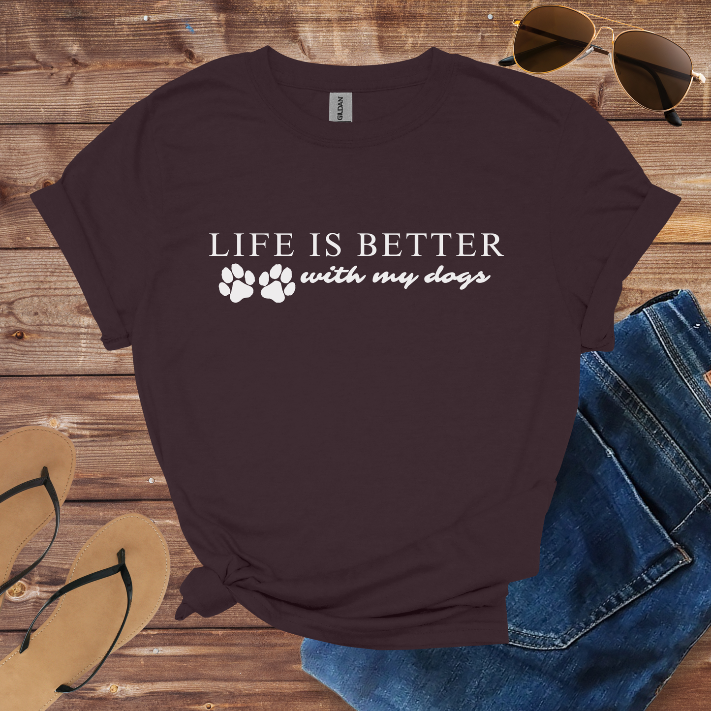 Better With Dogs Shirt