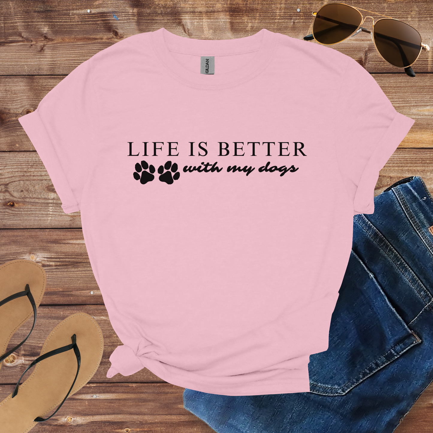 Better With Dogs Shirt